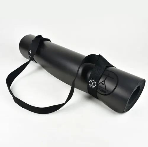 Miniatura 8 de Tatago Esterilla de yoga caliente antideslizante de goma natural de grado profesional, tapete de Pliates, tapete de estiramiento o esterillas