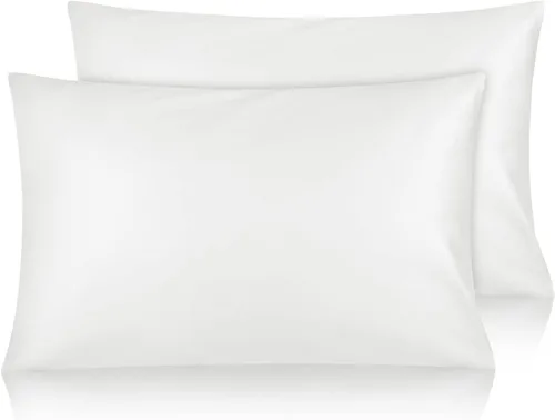 Funda de almohada de algodón para niños pequeños de 14 x 20 pulgadas, sobre de algodón de fibra larga, ultra suave, transpirable, duradero, funda de