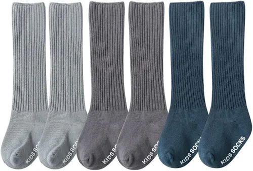 Miniatura 3 de Calcetines de algodón antideslizantes para bebés y niños pequeños
