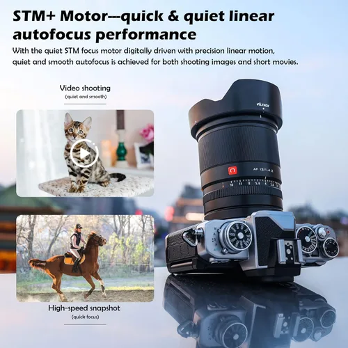 Miniatura 4 de Viltrox AF 13mm F1.4 Lente APS-C para Montura Nikon Z, Lente Prime de Enfoque Automático Gran Angular Ultra para Cámaras Nikon Z-Mount Z6III ZF Z9