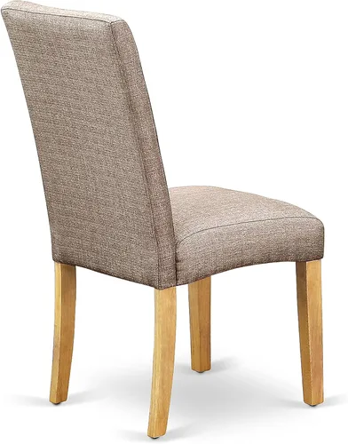 Miniatura 8 de East West Furniture CADR7-OAK-16 - Juego de mesa de comedor de 7 piezas consta de una mesa de cocina rectangular y 6 sillas de comedor Parson