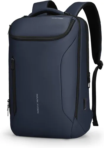 Miniatura 9 de MARK RYDEN Mochila de negocios para hombres, mochila impermeable de alta tecnología con diseño de forma de coche deportivo y puerto de carga USB