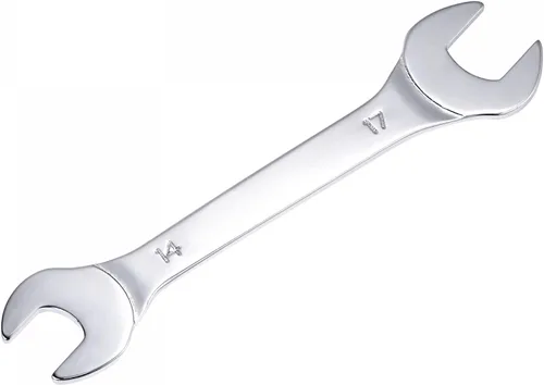 Miniatura 14 de uxcell Llave fina de extremo abierto, 0.669 in x 0.748 in, espejo métrico, acero de alto carbono, para mantenimiento doméstico y reparaciones