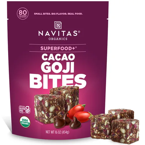 Miniatura 9 de Navitas Organics Berry Acai Superfood+ BITES – Power Snacks – Todo natural a base de plantas – Energía limpia y nutrición – USDA orgánico, sin OMG