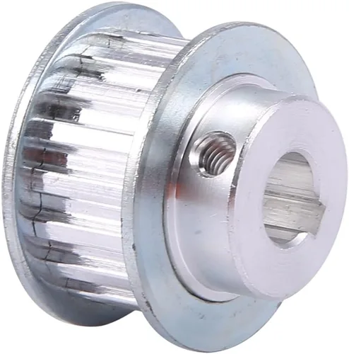 Miniatura 5 de 2 piezas de polea sincrónica de metal, rueda de transmisión de correa de motor S Cj0618, mini engranajes de torno de metal, engranajes de máquina