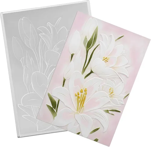 Miniatura 15 de Geiserailie 8 carpetas de estampado en relieve 2d/3D, plantilla de máquina de estampado en relieve, carpeta de tarjetas de papel para hacer