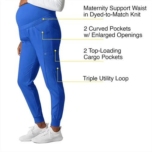 Miniatura 2 de WonderWink Pantalón deportivo de maternidad para mujer