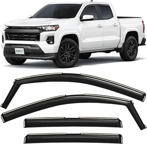 Miniatura 11 de CLIM ART - Deflectores de lluvia increíblemente duraderos en canal para Ford Bronco Sport 2021-2026, deflectores de ventana originales, viseras