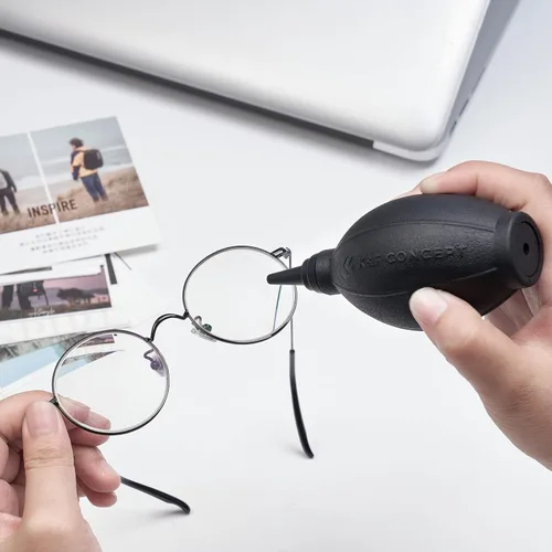 Miniatura 7 de K&F CONCEPT Soplador de aire de punta suave, soplador de lente para cámaras digitales, réflex digitales, cámaras SLR, lentes de cámara, filtros