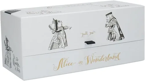 Miniatura 6 de V&A Juego de 2 tazas de Alicia en el país de las maravillas en caja de regalo, rey y reina de corazones, porcelana fina, 11.8 fl oz, juego de 2