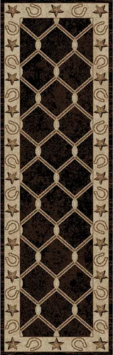 Miniatura 4 de Mayberry Rug HS6483 2X3 Midnight Trail Alfombra negra
