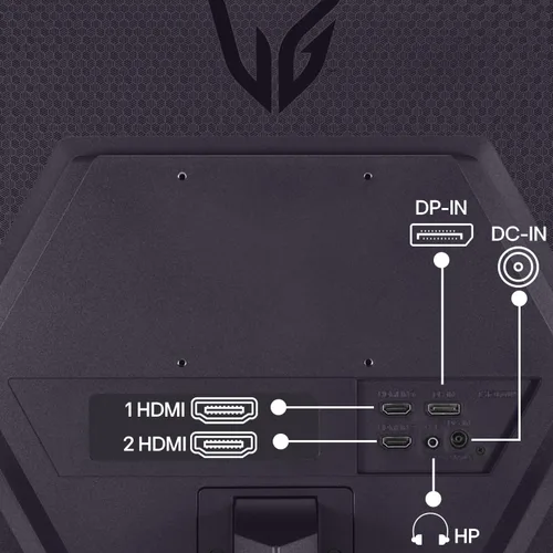 Miniatura 2 de LG 24GS50F-B Monitor de juegos Ultragear FHD de 24 pulgadas (1920 x 1080) con 180Hz, 1ms MBR, HDR10, AMD FreeSync, HDMI, DisplayPort, diseño