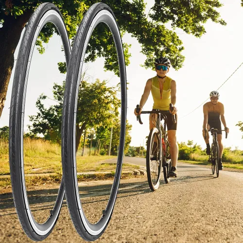 Miniatura 6 de Paquete de 2 neumáticos de bicicleta 700 x 23C 700 x 25C 700 x 28C 700 x 35C par de neumáticos de bicicleta de carretera 60 TPI o 30 TPI neumáticos