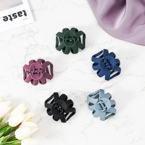 Miniatura 6 de Lolalet Pinzas para el cabello de pulpo, paquete de 5 pinzas antideslizantes para el cabello mediano para cabello largo y grueso, rizado, accesorios