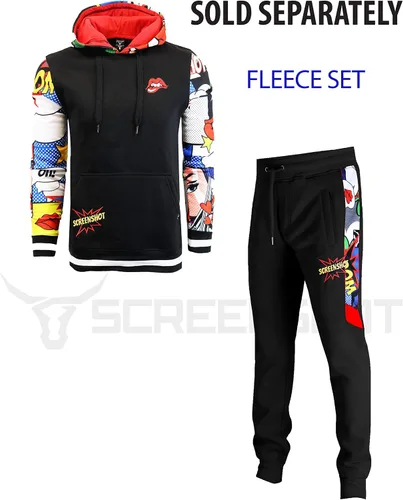 Miniatura 7 de Screenshot - Sudadera con capucha de forro polar para hombre estilo urbano