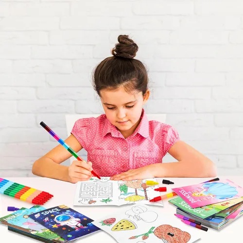 Miniatura 5 de BenLouis Libros para Colorear Recuerdos de Fiesta a Granel Mini Libros para Colorear para Niños de 4-8-12 Años Pequeños Libros de Actividades