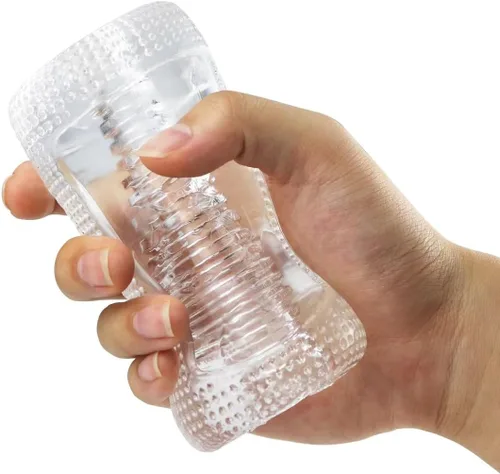 Miniatura 3 de Masterbater masculino transparente con textura realista, juguetes sexuales, juguetes sexuales para él, vagina ultrasuave para hombre
