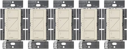 Miniatura 18 de Lutron Caseta - Interruptor de atenuación inteligente original (requiere Lutron Smart Hub), para luces LED, 150 vatios, un solo polo/3 vías, no Negro