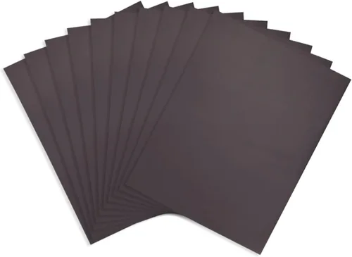 Hojas magnéticas de goma de tamaño A4 para almacenamiento de troqueles de corte, 0.012 in de grosor, juego de 10 piezas de 11.7 x 8.2 pulgadas, hoja