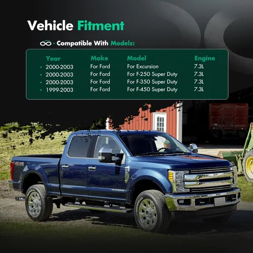 Miniatura 3 de SCITOO Rueda de turbina 702011-0011,702011-0009,702012-0010,702012-0012 para Ford Excursion 7.3L 2000-2003 para Ford para F-250 Super Duty 7.3L 3L UK