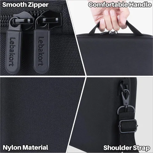 Miniatura 5 de Lebakort Funda de almacenamiento compatible con cámaras Canon EOS Rebel T7 / T7i / R100 / R50 / R5 / R6 Mark II / R7 / R8 / 90D / 5D Mark IV