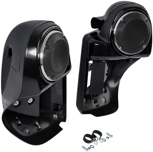 Miniatura 7 de TCMT Caja de altavoces Pod de 6.5 pulgadas, carenado inferior ventilado compatible con Harley refrigerado por aire 2014-2024 Touring Road King