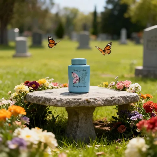 Miniatura 5 de Urnas de cremación pequeñas de hasta 60 libras para parte de cenizas adultas masculinas y femeninas, mini urna decorativa conmemorativa de recuerdo