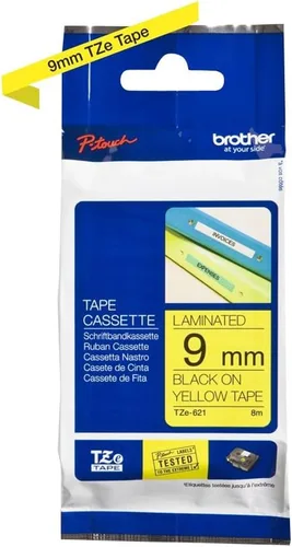Miniatura 10 de Brother TZe-141 - Cinta de etiquetado, negro sobre transparente, 0.709 in de ancho x 26.2 ft de largo, laminada, suministros originales de Brother