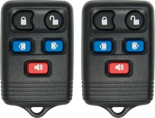 Keyless2Go Repuesto para llavero remoto de entrada sin llave para vehículos seleccionados Freestar Windstar Monterey Blackwood que utilizan