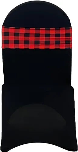Miniatura 14 de YOUR CHAIR COVERS - Bandas elásticas de elastano para sillas, color negro (paquete de 10), bandas elásticas universales para banquetes, fiestas