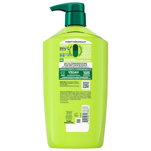 Miniatura 7 de Garnier Fructis Pure - Acondicionador hidratante de humedad para cabello seco y cuero cabelludo, 32.3 onzas líquidas, 1 unidad