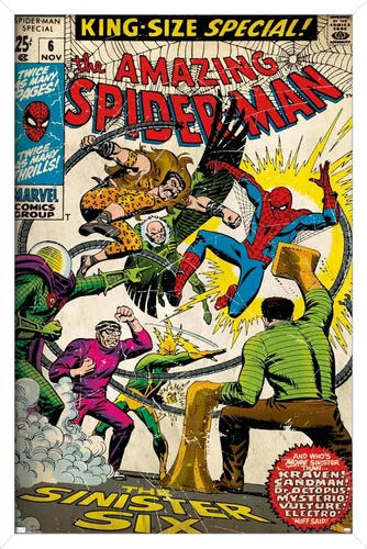 Miniatura 8 de Trends International Marvel Comics - Póster de pared de Spider-Man - Amazing Spider-Man #6, 14.725 x 22.375 pulgadas, versión enmarcada de madera