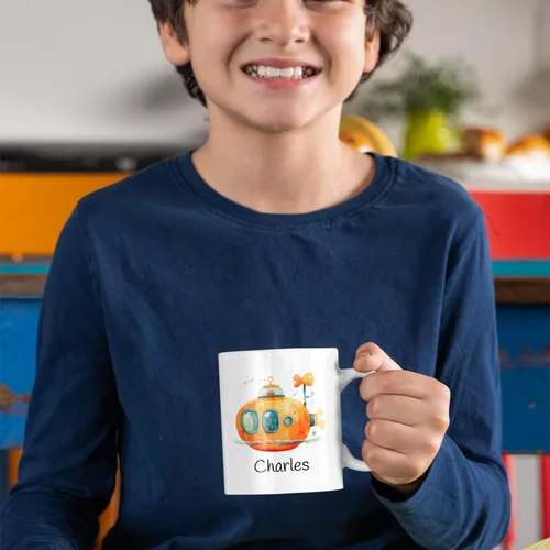 Miniatura 4 de Tazas de café personalizadas para niños, Taza personalizada para niños con nombre, Taza de café y té de chocolate caliente, Tazas de café, Taza