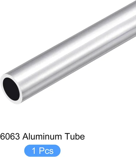 Miniatura 5 de METALLIXITY Tubo de aluminio 6063 (0.709 in de diámetro exterior x 0.551 in de diámetro interior x 11.811 in de largo), tubo redondo de aluminio