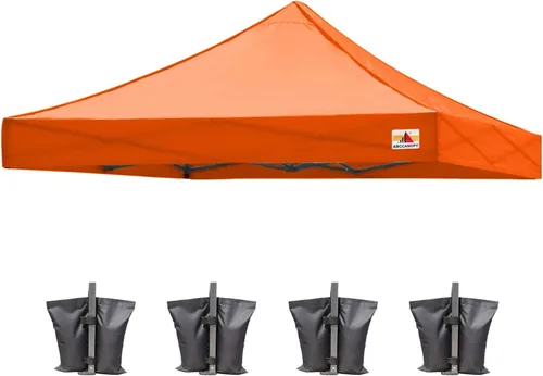 Miniatura 28 de ABCCANOPY - Toldo de repuesto para carpa desplegable (10x10 pies, beige)