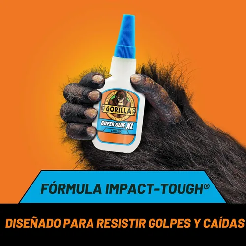 Miniatura 2 de Gorilla Super Glue XL, pegamento transparente, 25 gramos (paquete de 2) - Todo propósito y configuración rápida para proyectos y reparaciones