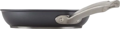Miniatura 17 de Anolon Accolade - Juego de ollas y sartenes antiadherentes anodizadas forjadas, juego de utensilios de cocina de inducción, 12 piezas, gris piedra