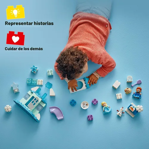 Miniatura 3 de LEGO DUPLO Disney 10455 - Fiesta del castillo de Frozen de Anna y Elsa, juguete para niñas y niños mayores de 2 años, bloques de construcción