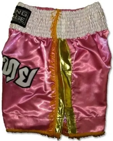 Miniatura 2 de Pantalón corto Muay Thai rosa para mujer