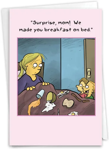 Miniatura 10 de NobleWorks - Tarjeta del Día de la Madre - Regalo sincero, Tarjeta de felicitación para mamás (con sobre) - Mama Bear C3462MDG