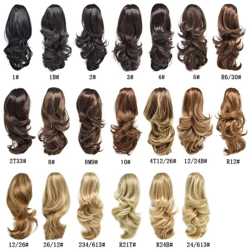 Miniatura 7 de LYRICAL HAIR Extensión de cola de caballo sintética para mujer, con cordón ajustable, pinza de mandíbula, larga, rizada, ondulada, extensión de cola