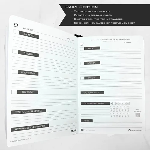 Miniatura 7 de The Elite Daily Planner: el ÚNICO planificador diario creado por las Fuerzas de Operaciones Especiales de EE.UU. en servicio activo para gestionar
