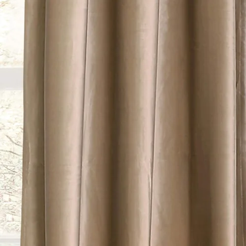 Miniatura 3 de Lush Decor Prima Velvet - Par de paneles de cortinas de ventana de terciopelo sólido con filtro de luz, 38" de ancho x 84" de largo, negro