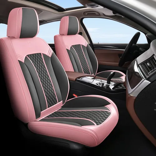 Miniatura 15 de Doogo Fundas de asiento de automóvil, fundas de asiento delantero para automóviles, protector universal de asiento de automóvil, fundas de asiento