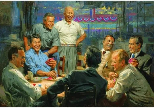 Miniatura 3 de SUNSOUT INC - Grand Ol' Gang - Rompecabezas de 500 piezas por artista: Andy Thomas, tamaño acabado 13 x 19 pulgadas, MPN # 19387