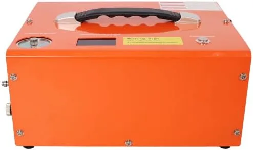 Miniatura 9 de 【LuckyNote】Compresor de aire PCP, compresor PCP portátil de 4500PSI con convertidor integrado, parada automática DC12V/AC120V bomba de compresor