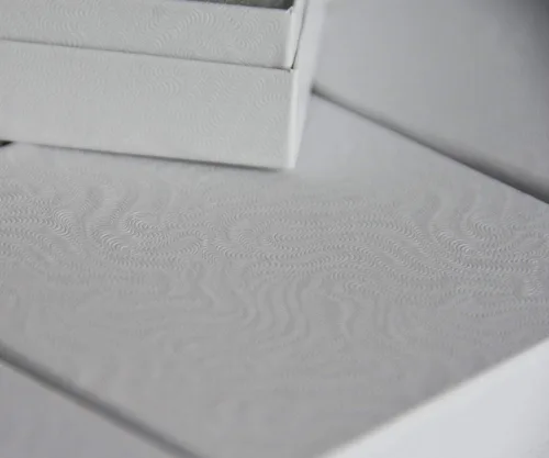 Miniatura 4 de JPB - Joyero relleno de algodón con remolino blanco #33 (caja de 100) 3.5 pulgadas x 3.5 pulgadas