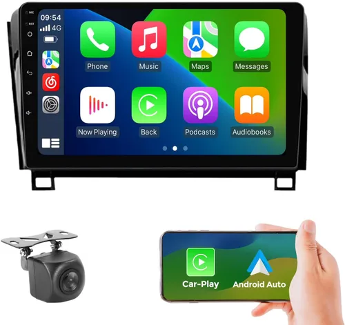 Radio de coche Android 14 4+32GB 8 Core para Toyota Tundra 2007-2013 y Toyota Sequoia 2008-2019 estéreo, kit de actualización de pantalla táctil