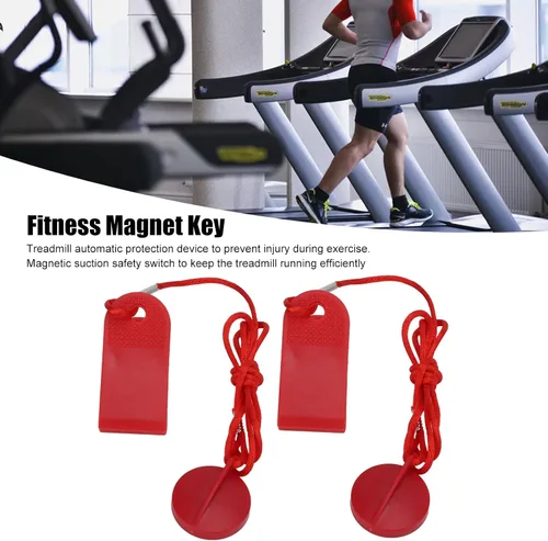 Miniatura 4 de Pilipane Cinta de correr universal con imán de seguridad, cinta de correr universal, bloqueo magnético de parada de emergencia, accesorios