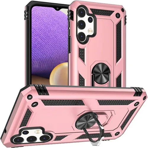 Miniatura 7 de Yiakeng Funda para Galaxy A32 5G, Samsung A32 5G, fundas protectoras de grado militar con anillo para Samsung Galaxy A32 5G (verde militar)